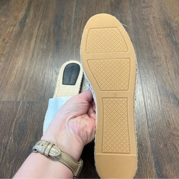 🆕 Tory Burch color block espadrille slide flats SZ 10 - Picture 4 of 8